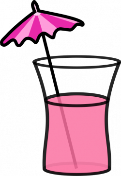Clipart - Pink cocktail