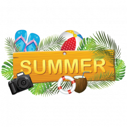 Creative Summer Board With Summer Elements, Summer, Summer Board ...