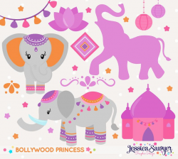 INSTANT DOWNLOAD, elephant clipart and vectors for personal and commercial  use