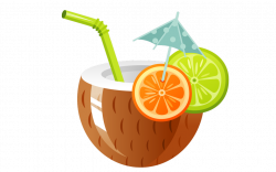 28+ Collection of Coconut Drink Clipart Png | High quality, free ...