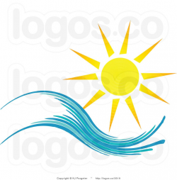 Free Summer Clip Art | Royalty Free Summer Sun and Wave Logo ...