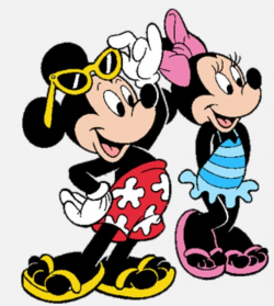 Mickey & Minnie, ready for Summer Swimming! | Choco | Minnie ...