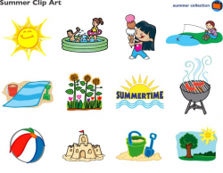 Free Printable Summer Clip Art | June Teacher's Corner ...
