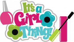 It's A Girl Thing SVG scrapbook title make up svg files girl svg cut ...