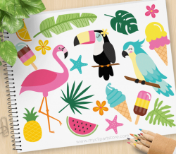 Tropical Summer Clipart