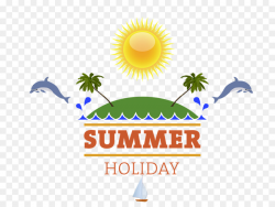 Summer Holiday clipart - Holiday, Text, Yellow, transparent ...