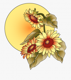 Free Fall Autumn Clip Art 3 - Sun Flowers Clip Art #1070 ...