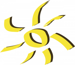 Shining Yellow Sun Clip Art at Clker.com - vector clip art online ...