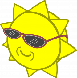 Clipart - Cool sun