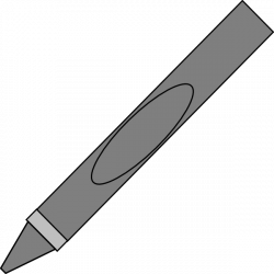 Gray clipart crayon - Pencil and in color gray clipart crayon