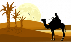 Desert Silhouette at GetDrawings.com | Free for personal use Desert ...