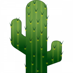 High resolution Cactus Emoji Png. Bring a little bit of the desert ...