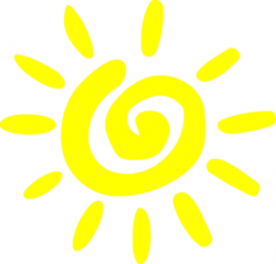 Doodle Sun Yellow Clip Art at Clker.com - vector clip art ...