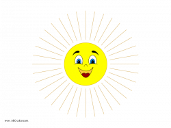 Raster clipart sun. Fun with the direct rays of sunshine.