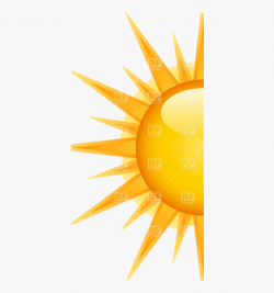 Sun Png Half - Sun With White Background, Cliparts ...