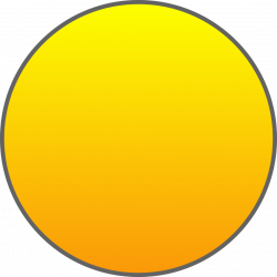 Public Domain Clip Art Image | Orange Sun Outlined | ID ...