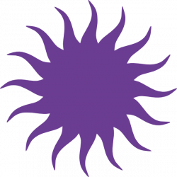 Purple Sun Clipart Clip Art at Clker.com - vector clip art online ...