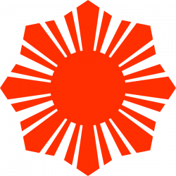 Clipart - Sun Symbol Red