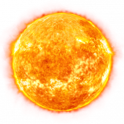 Red Burning Sun transparent PNG - StickPNG