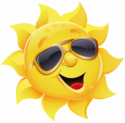 Sun with Sunglasses PNG Clipart Image | Gallery Yopriceville - High ...
