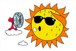 Sweating sun clipart - Clip Art Library