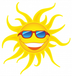 Sun with Red Sunglasses Transparent PNG Picture | Gallery ...