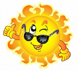 Cartoon Sun With Sunglasses Clipart - Free Clip Art Images ...