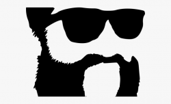 Sunglasses Clipart Beard - Hipster Free Png #2367752 - Free ...