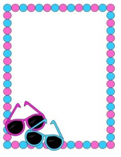 FREE Sunglasses Border | TpT Clipart Collections | Cute ...