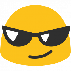 Sunglasses Emoji transparent PNG - StickPNG