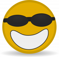 Clipart - Cool Face Icon