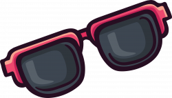 Goggles Sunglasses Sticker Clip art - Cute cartoon Sunglasses 3535 ...