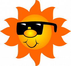 Sun | Free Stock Photo | Illustration of the sun wearing sunglasses ...