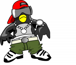 Rapper Hip hop music Clip art - Uniform cool penguin 1000*867 ...
