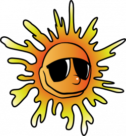 Sun With Sunglasses Clip Art | Clipart Panda - Free Clipart Images