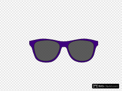 Purple Sunglasses Clip art, Icon and SVG - SVG Clipart