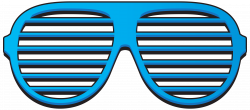 Shutter shades Sunglasses Blue Clip art - Shades Cliparts ...