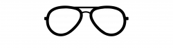 28+ Collection of Aviator Sunglasses Clipart Black And White | High ...