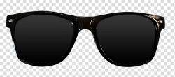 Black Wayfarer-style sunglasses illustration, Sunglasses Ray ...
