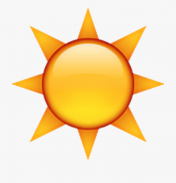 Sunshine Clipart Emoji - Sun Emoji Transparent #1500991 ...