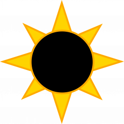 Solar Eclipse Symbol - Free Clip Art