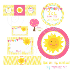 Sunshine Clipart Thank You Pencil And Color Are Baby Shower ...