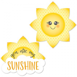 Big Dot of Happiness You are My Sunshine - DIY Shaped Baby Shower or  Birthday Party Cut-Outs - 24 Count