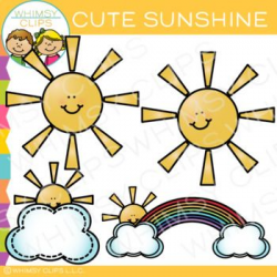 Cute Sunshine Clip Art | Free Clipart for Teachers | Clip ...