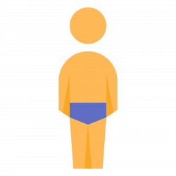 Swimmer Back View Icon - free download, PNG and vector