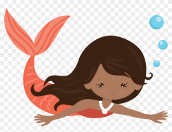 Clipart Png Mermaid - Cute Mermaid Swimming Clipart ...