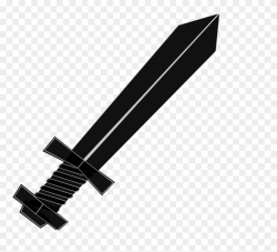 Sword Clipart Png Clip Art Freeuse - Black And White Sword ...
