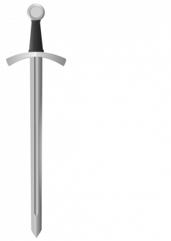 Free Clipart: Classic medieval sword | Gribba - Hanslodge Cliparts