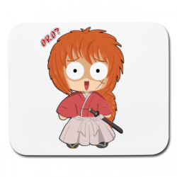 Yare Yare Daze ~ Anime Shop | Chibi Kenshin - ORO - Mouse pad Horizontal