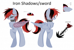 Iron shadows(sword) ref sheet by XmoonillusionX on DeviantArt
